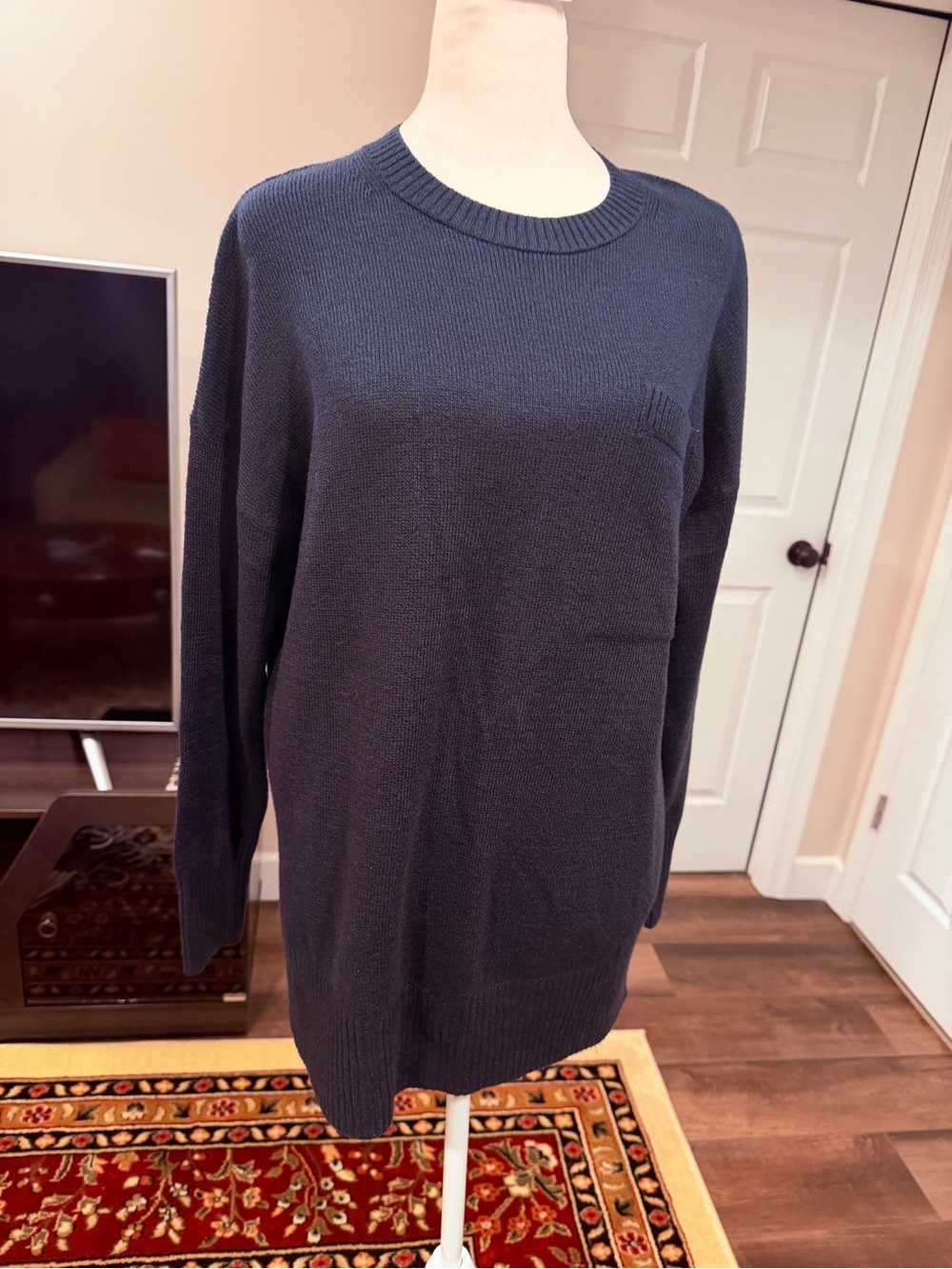 Banana Republic Dark Navy Crewneck Sweater